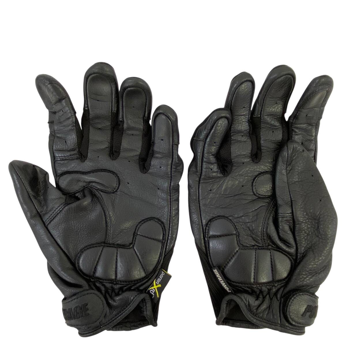 【即決】 POWERAGE　パワーエイジ リブメッシュグローブ PG-24151 黒系 ブラック系 XLサイズ 22142-60_画像2