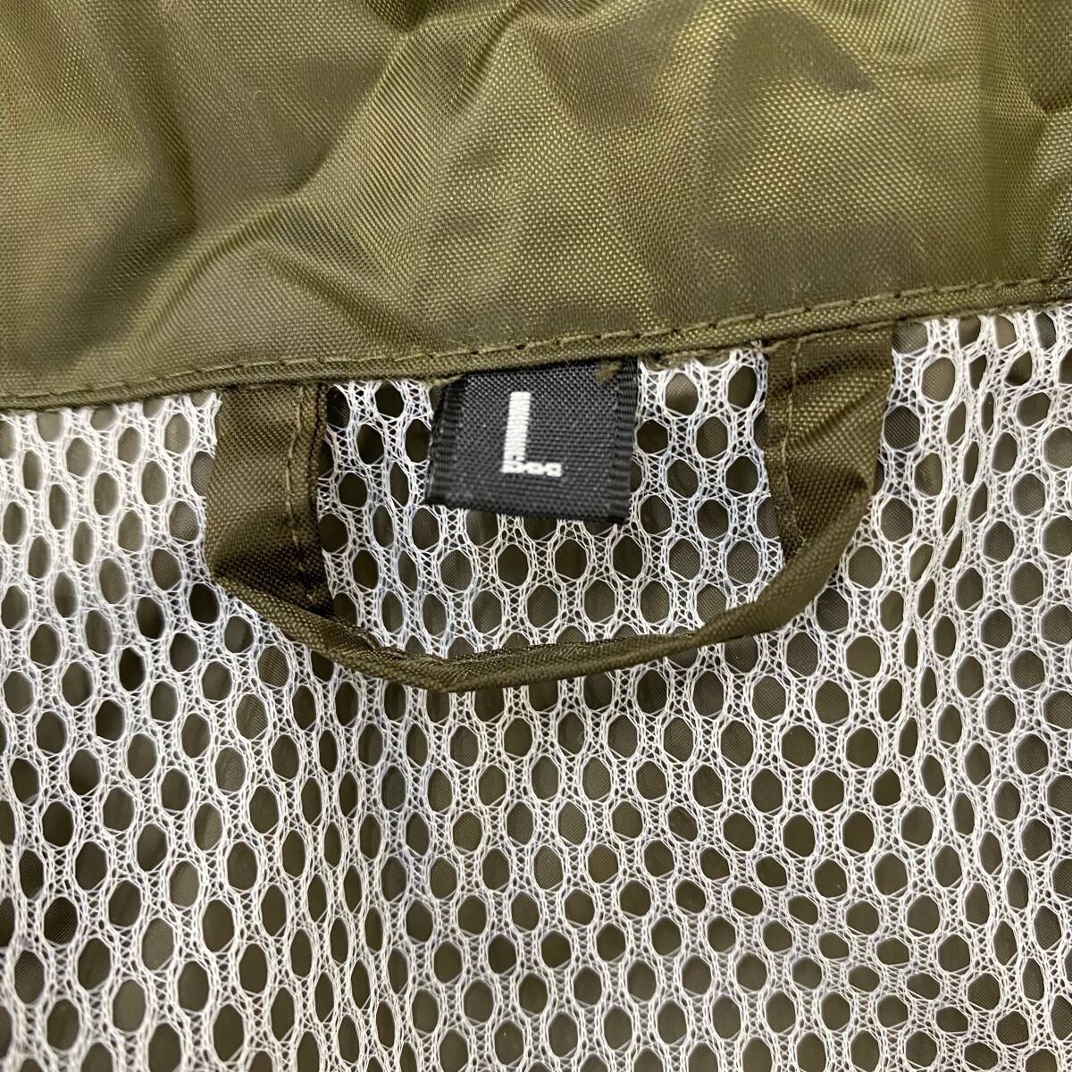 【未使用品】 Makku　アジャストマック　レインスーツ　レインウェア　上下セット　Lサイズ　カーキ系　AS-5100 23055-60_画像6