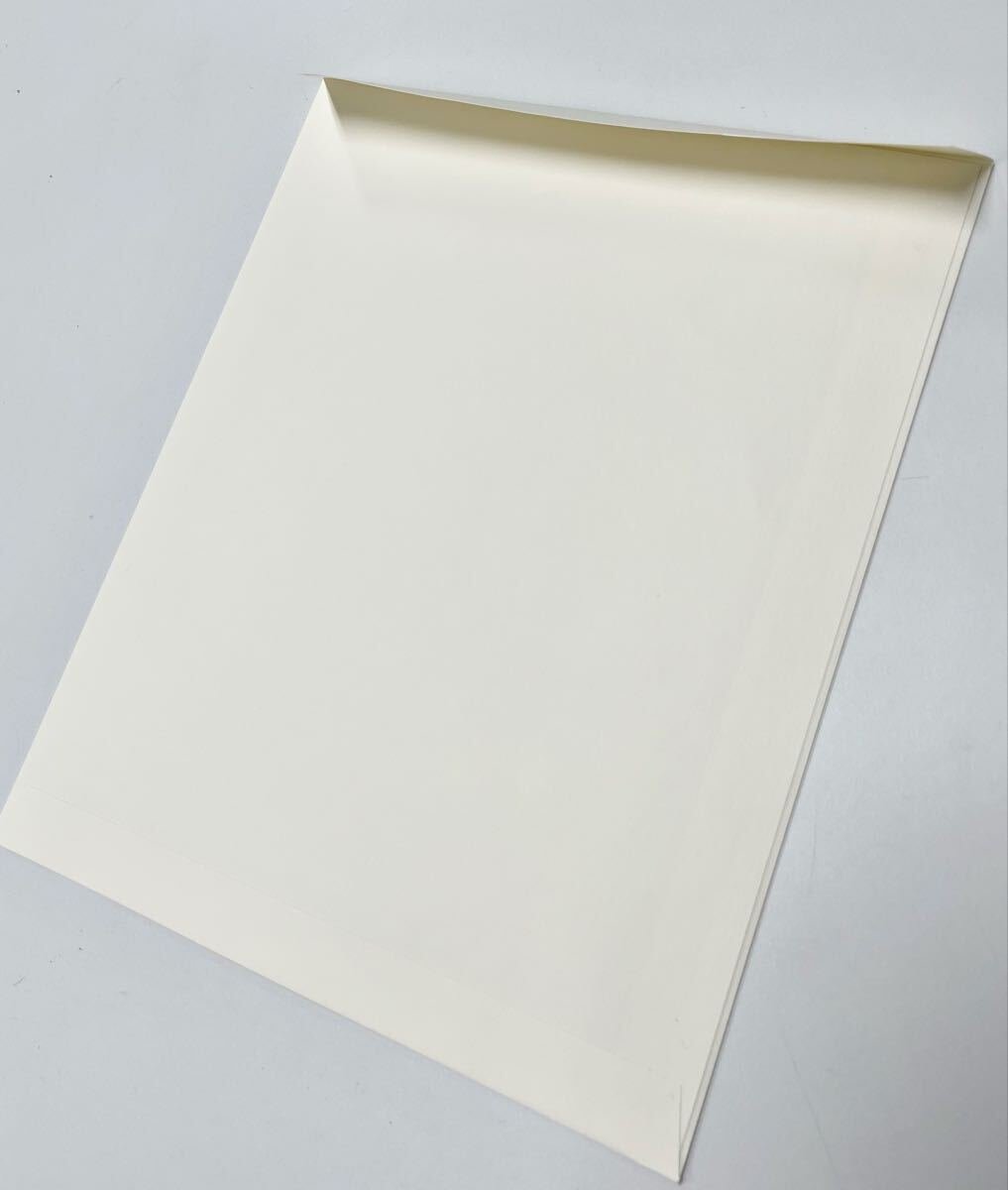 未使用新品　B5封筒500枚　両面テープ付　アイボリー　クリーム色　オフホワイト　オフィス　ショップ　店舗封筒　業務用封筒_画像3
