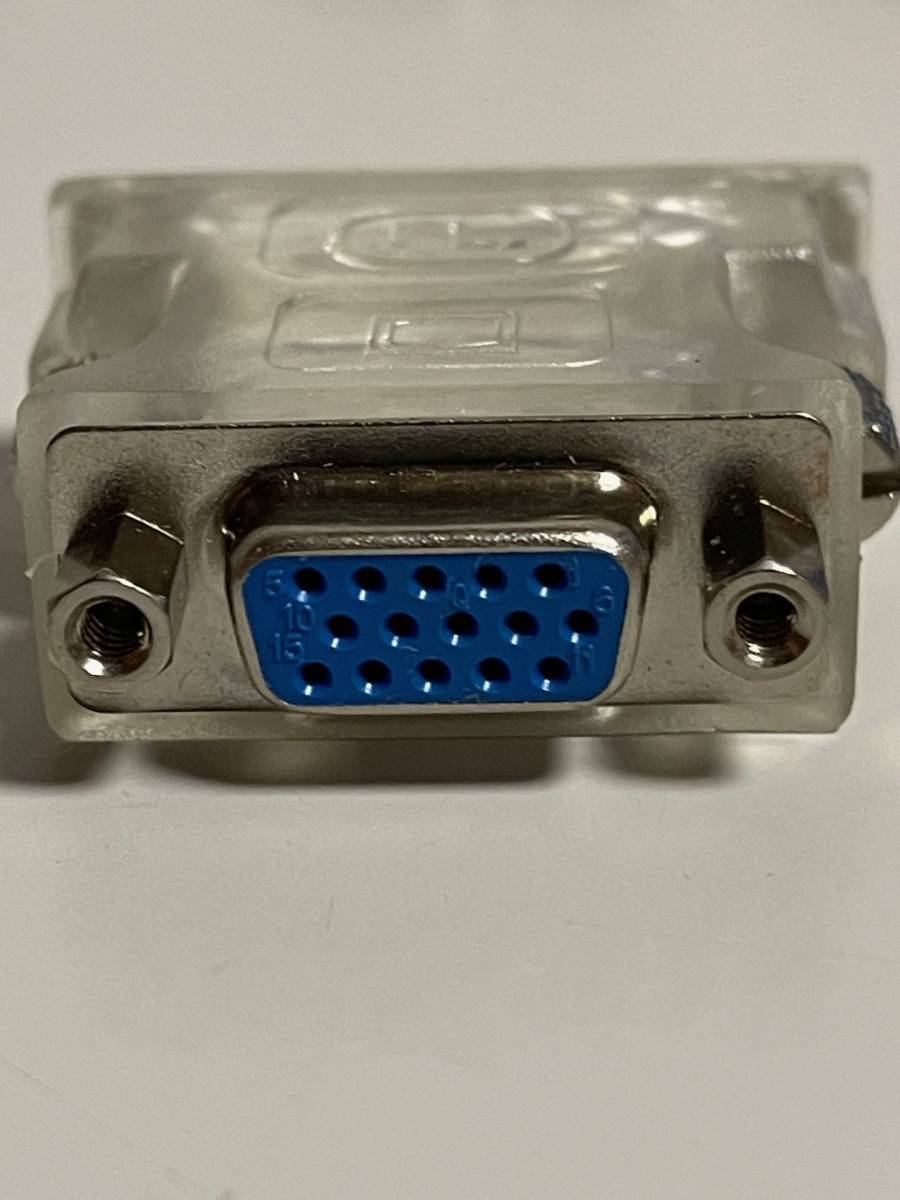 送料無料 未使用品DVI-I(Integrated, デジタルおよびアナログ兼用）⇔ VGA(D-SUB)変換アダプター12個セット_画像6