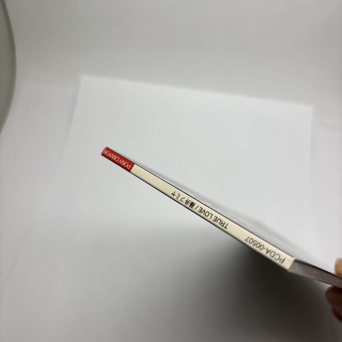 美盤 CD 8㎝ TRUE LOVE/藤井フミヤ_画像3