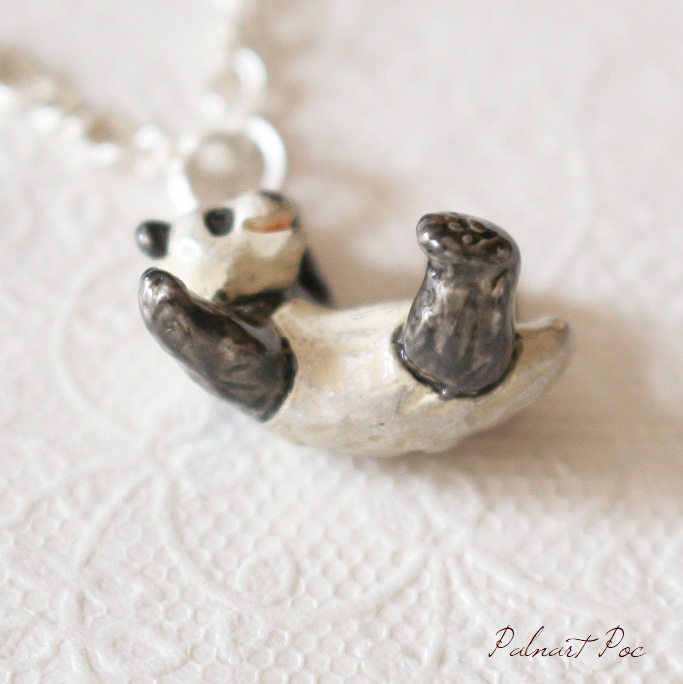 パルナートポック 送料無料 でんぐり返し ネックレス パンダ アクセサリー ペンダント ブラフシューペリア 雑貨 小物_画像4