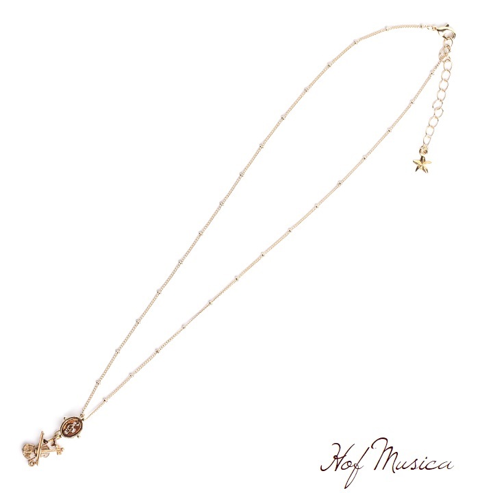 ホーフムジカ パルナートポック 送料無料 バイオリン・ブラン Violin Brun ネックレス アクセサリー ペンダント 楽器 バイオリン_画像4