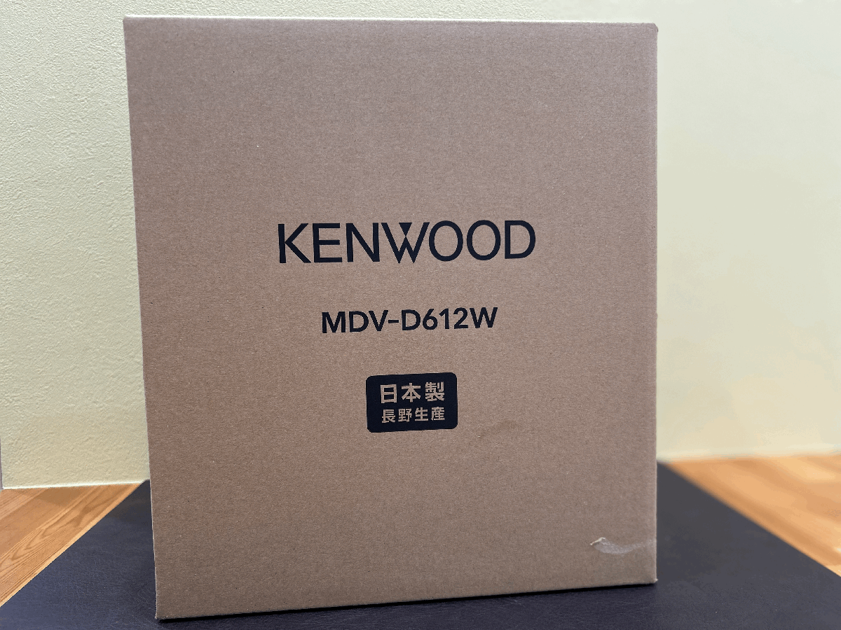 【同梱不可】1円スタート　KENWOOD ケンウッド MDV-D612W 彩速ナビ 未使用品
