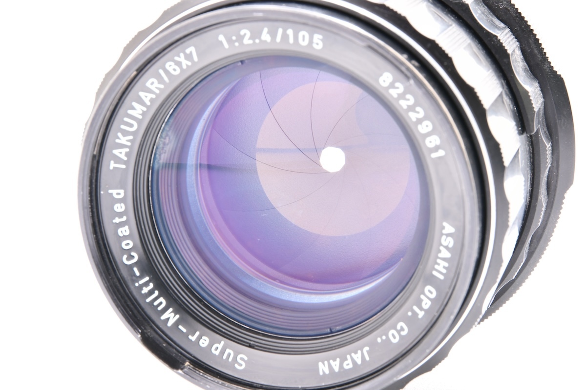 PENTAX Super-Multi-Coated TAKUMAR/6x7 105mm F2.4 67マウント 単焦点
