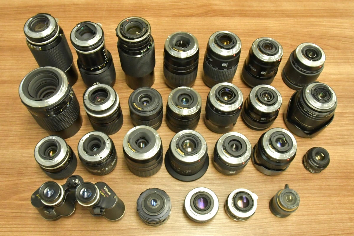 [同梱不可] 【26點(diǎn)】 Nikon CANON MINOLTA PENTAX FUJINON Tamron SIGMA 他 AF/MFレンズ ジャンク品 部品取り用 まとめ売り ■35342