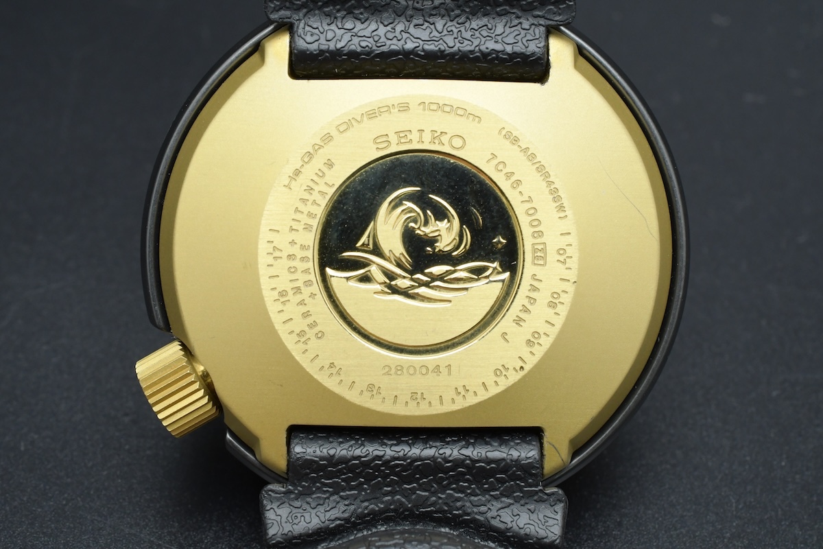 美品 SEIKO PROFESSIONAL 1000m Ref:7C46-7008 セイコー ダイバー クォーツ デイデイト 腕時(shí)計(jì) ■35634