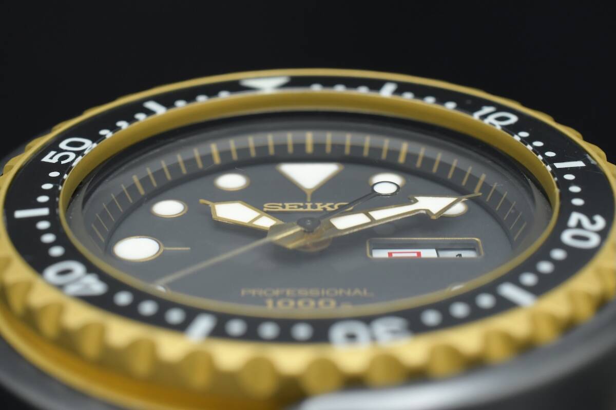 美品 SEIKO PROFESSIONAL 1000m Ref:7C46-7008 セイコー ダイバー クォーツ デイデイト 腕時(shí)計(jì) ■35634