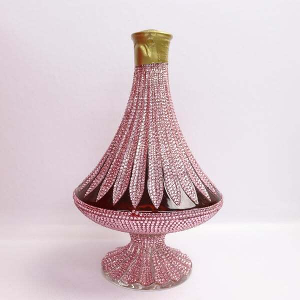 1円~CROWNVINE（クラウンバイン）クリスタルデキャンタ トラディションスタイル ピンク 40％ 600ml O25I160252