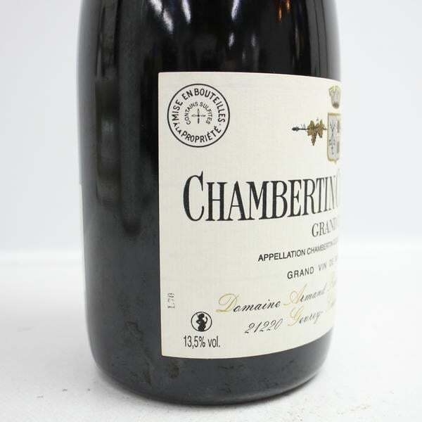 Armand Rousseau（アルマン ルソー）シャンベルタン クロ ド ベーズ グランクリュ 2007 13.5％ 750ml R25I080022