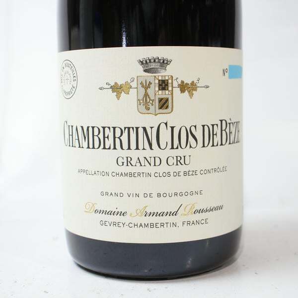 1円~ARMAND ROUSSEAU（アルマン ルソー）シャンベルタン クロドベーズ グランクリュ 2022 14％ 750ml R25I170016