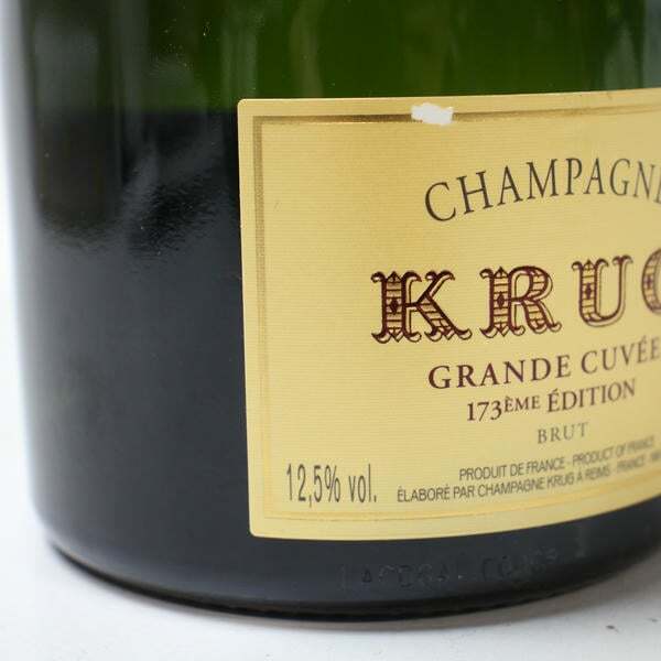 1円~KRUG（クリュッグ）グランキュヴェ ブリュット 12.5％ 750ml ※ラベルキズ G25I190069