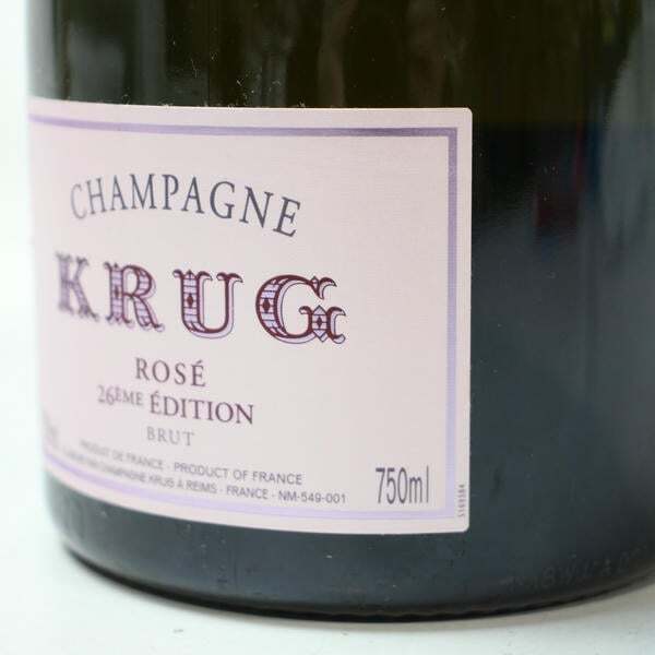 1円~KRUG（クリュッグ）ロゼ 12.5％ 750ml ※ラベルキズ G25I190019