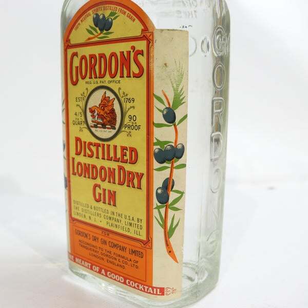 1円~GORDONS（ゴードンズ）ロンドン ドライジン 45％ 760ml ※封シール切れあり T25I160008