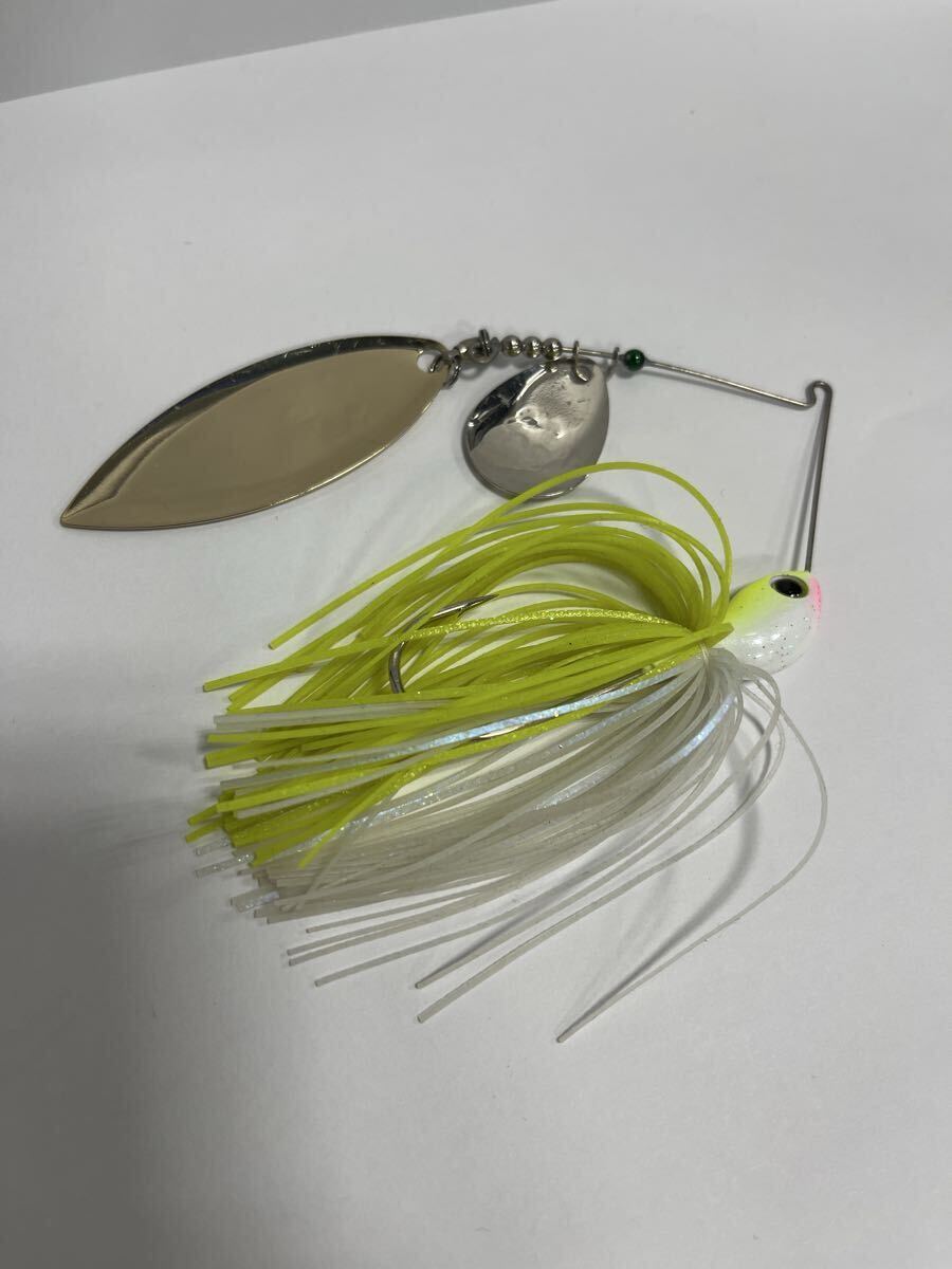 【ノリーズ】クリスタルS 1/2oz 720 ホワイトチャートクリスタル CRYSTAL S NORIES 田辺哲男氏 スピナーベイト_画像2