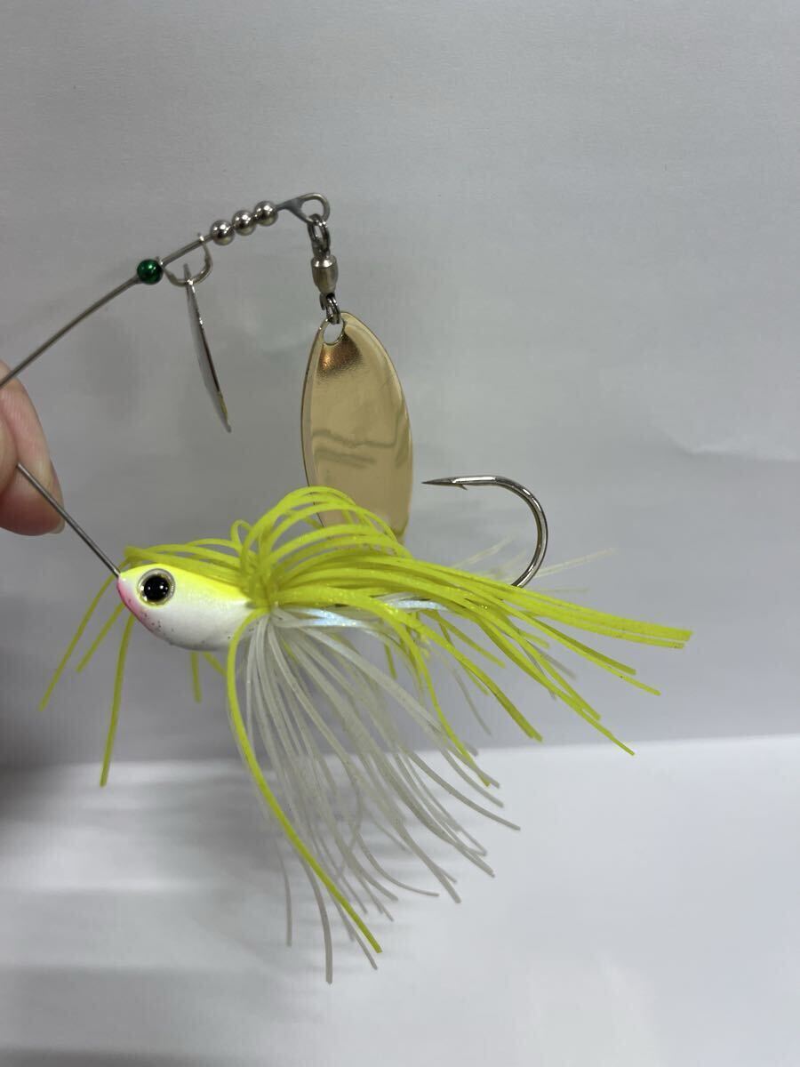 【ノリーズ】クリスタルS 1/2oz 720 ホワイトチャートクリスタル CRYSTAL S NORIES 田辺哲男氏 スピナーベイト_画像3