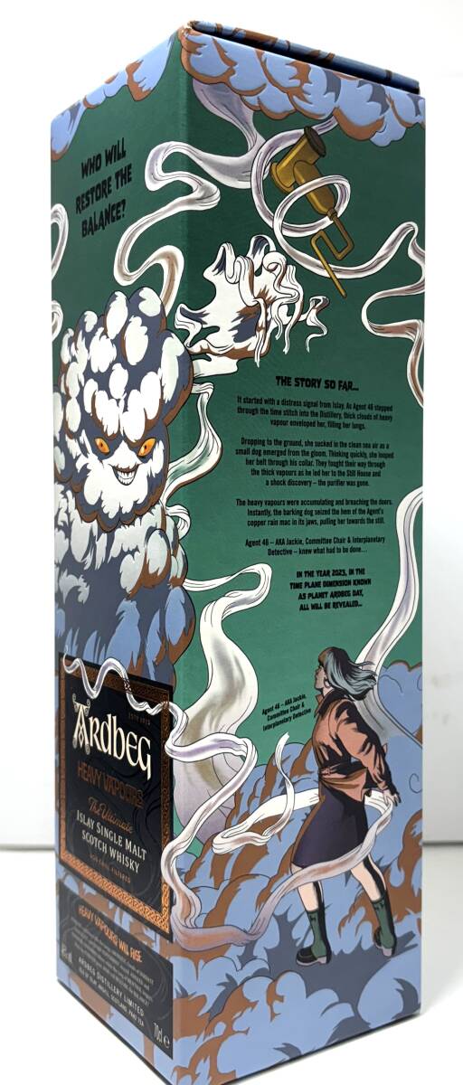 2M 未開栓 箱付 古酒 Ardbeg アードベッグ HEAVY VAPOURS ヘビー ヴェーパー ISLAY SINGLE MALT アイラ シングルモルト 700ml 46度