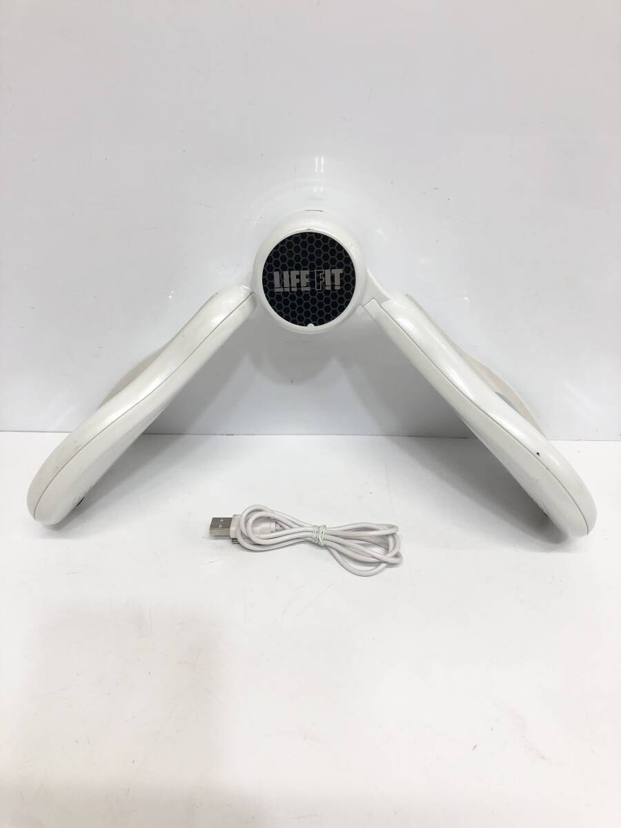 ●動作品 ライフフィット Fit020 Vトレアプローチ LIFE FIT ホワイト EMS 振動 トレーニング 筋トレ エクササイズ用品 M2258