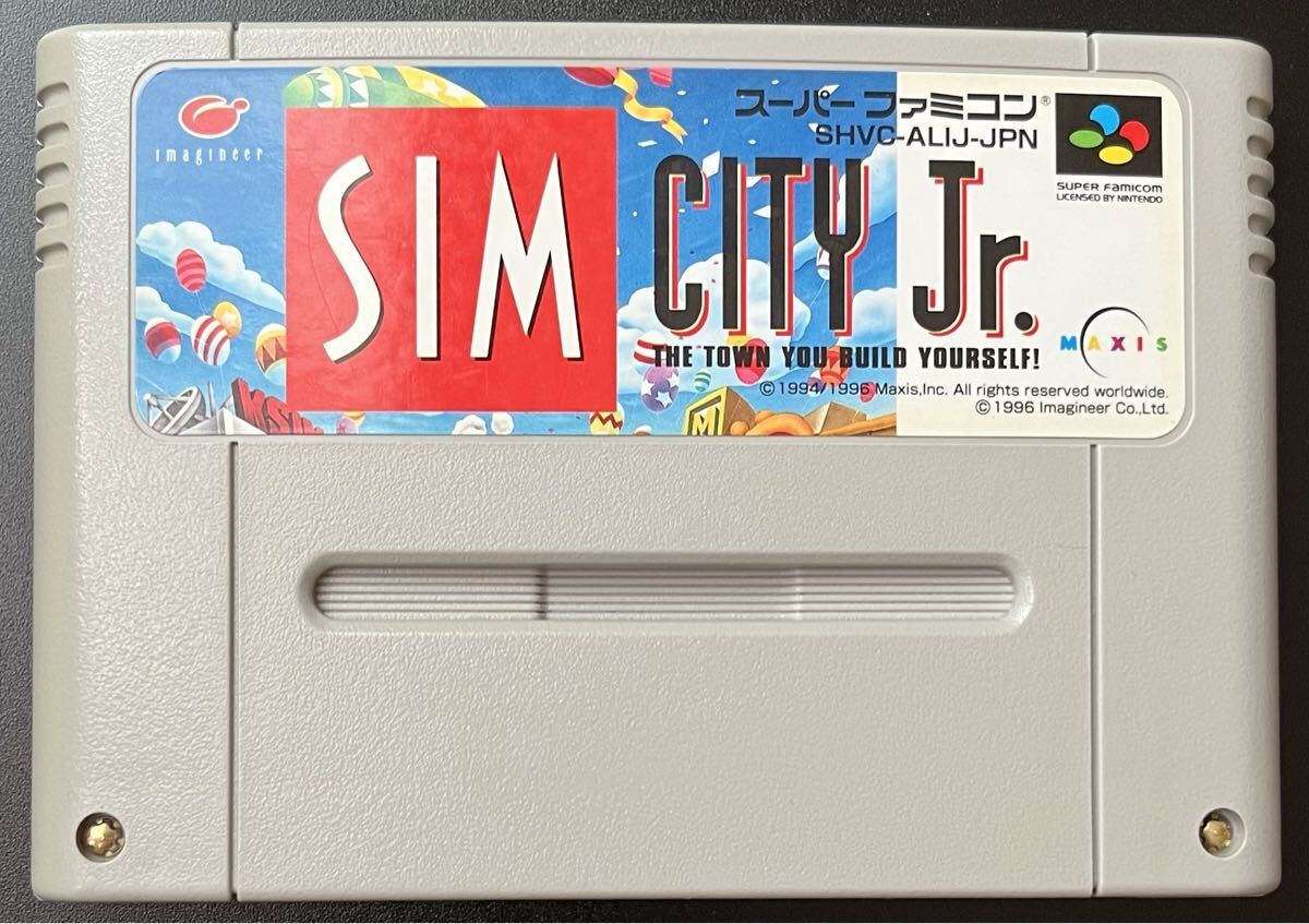 ■シムシティJr. スーパーファミコン ソフト SFC カセット _画像1