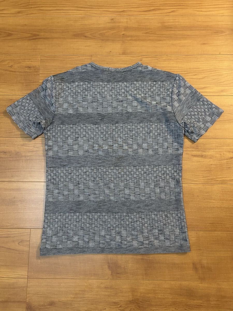 HIDEAWAYS NICOLE ハイダウェイズ ニコル 半袖 ニット グレー_画像2