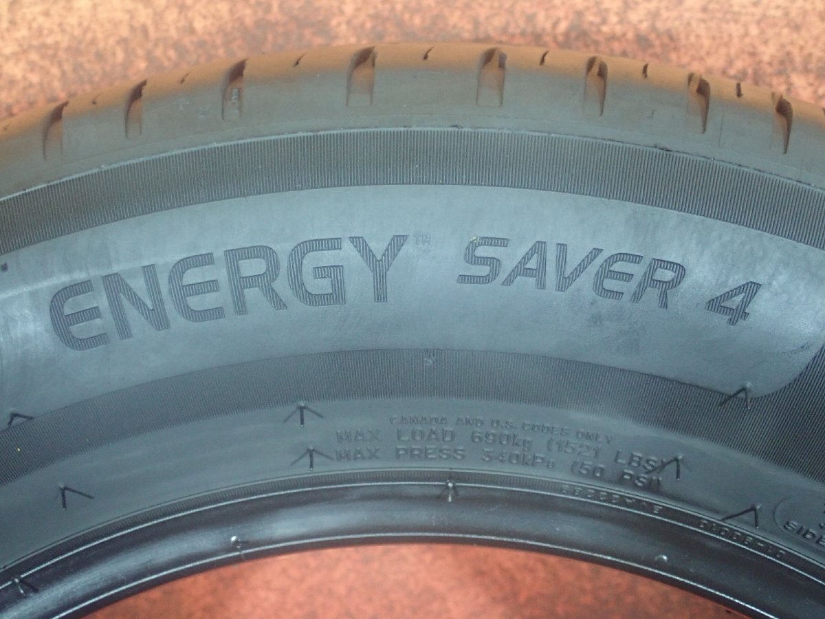 195/65R15● MICHELIN ENERGYSAVER4【 2022年製: 5mmヤマ 】/ 中古タイヤ ★ 4本(T-9246A)送料無料/沖縄別途_画像9