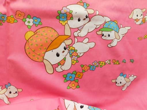 レトロ生地★可愛い動物_画像3
