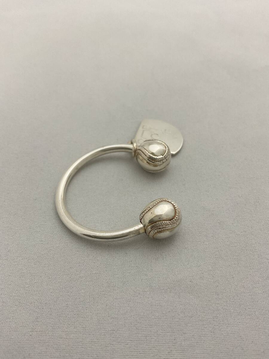 TIFFANY&Co.　ティファニー　ベースボール　キーリング　シルバー　アクセサリー　925【B728566】