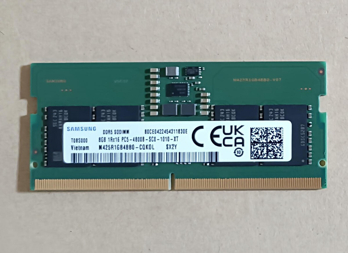 ★★ SAMSUNG DDR5 SO-DIMM 8GB PC5-4800 ★★