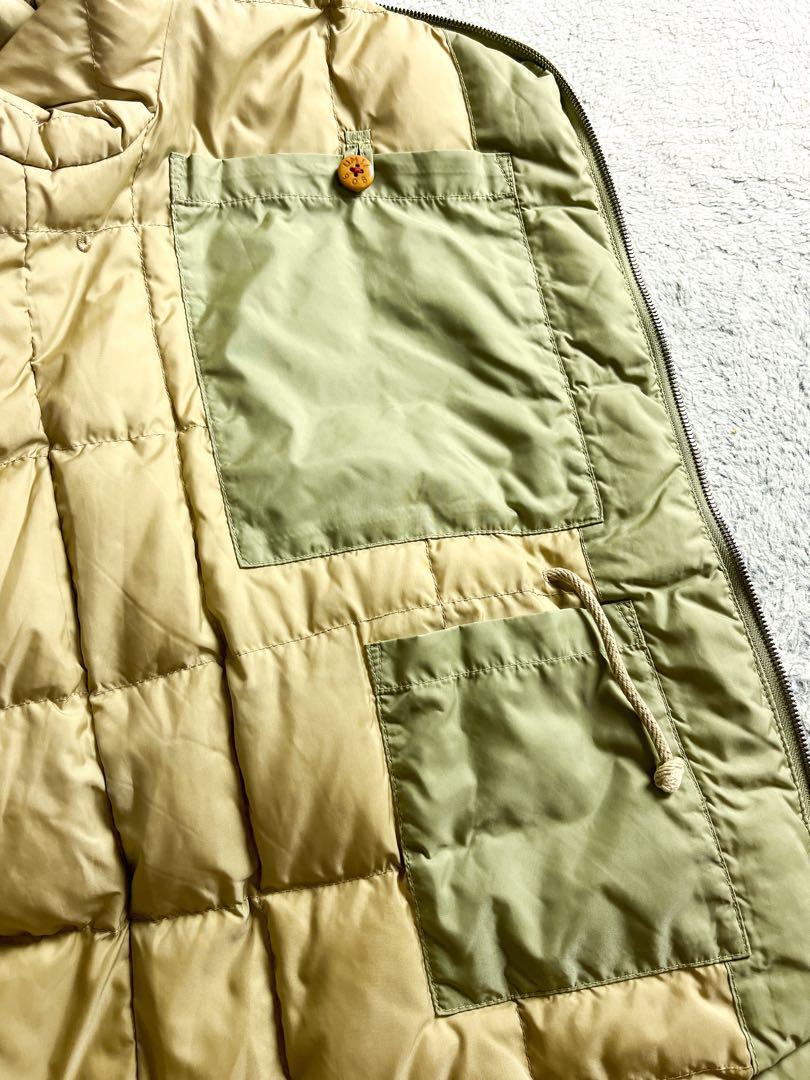 [45R]45rpmf-teto длинный пуховик большой размер оливковый 4