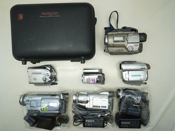★ビデオカメラなど★PENTAX/SONY/Canon/ 等 計:8點まとめ【ジャンク品】31905