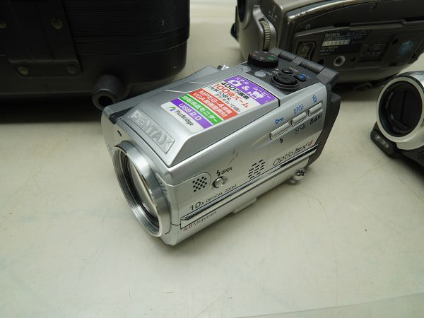 ★ビデオカメラなど★PENTAX/SONY/Canon/ 等 計:8點まとめ【ジャンク品】31905