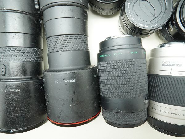 ★ミノルタ 純正AFレンズなど★AF ZOOM/TAMRON/SIGMA/ 等 計:29點まとめ【ジャンク品】31888