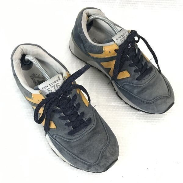  Англия /UK производства ограниченная модель *New Balance W576PBY* кожа спортивные туфли [UK4/22.5/ серый /GRAY]sneakers/Shoes/trainers*bQ-395