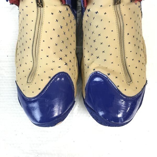 Reebok* Anne sa-10/ANSWER 10 PUMP/ спортивные туфли [US9.5/27.5/beige×Blue]sneakers/Shoes/trainers*cWB84-9