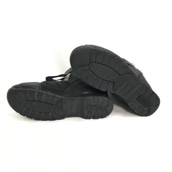 FLM by POLO/ポロ☆プロテクター付/ライディング/ショート丈バイクブーツ【24.0-24.5/黒】オンロード/オフロード/Boots/shoes◇bWB115-3_画像4