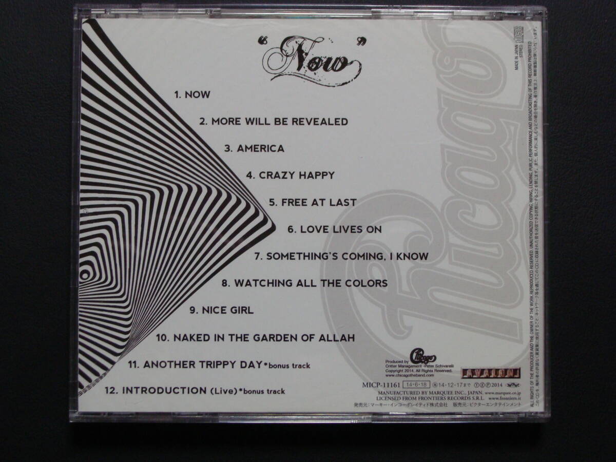 シカゴ シカゴ36 CHICAGO XXXVI NOW 日本盤CD 帯付き MICP-11161 送料185円