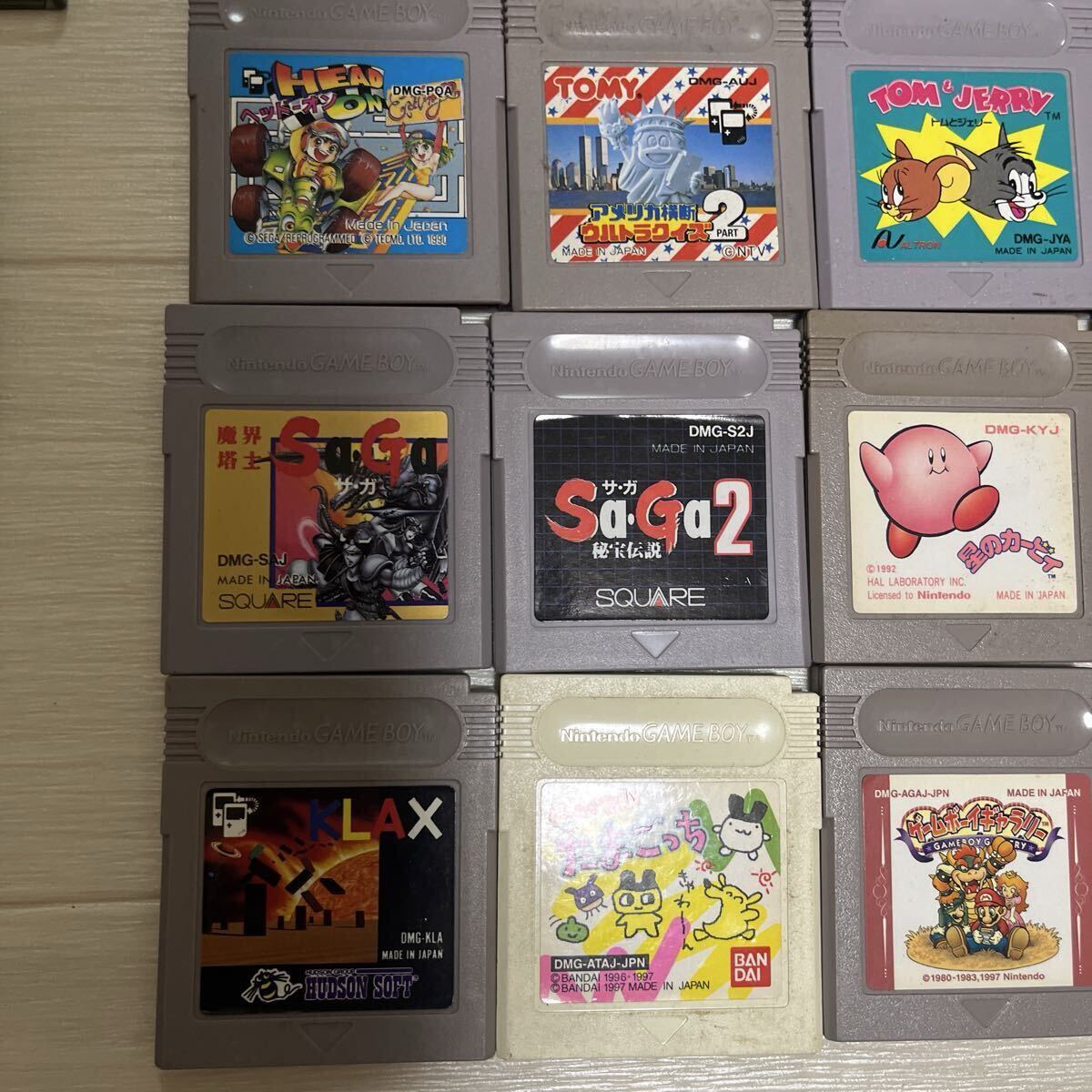 ゲームボーイ ソフト　まとめ売り　27本セット　 GB カセット　 ゲームボーイカラー　 Nintendo 大量　 GBC 