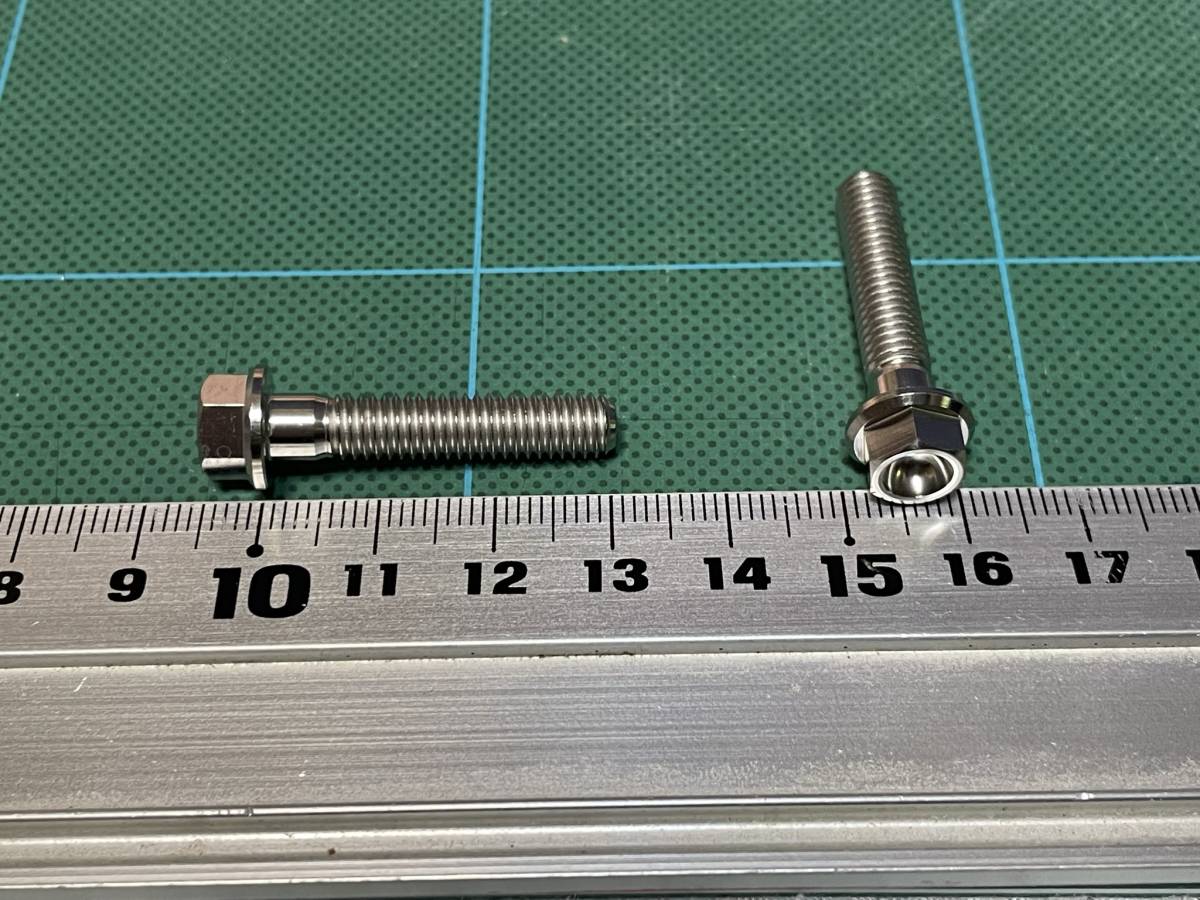 M6×30mm チタン フランジボルト P1.0 64TITAN_画像2