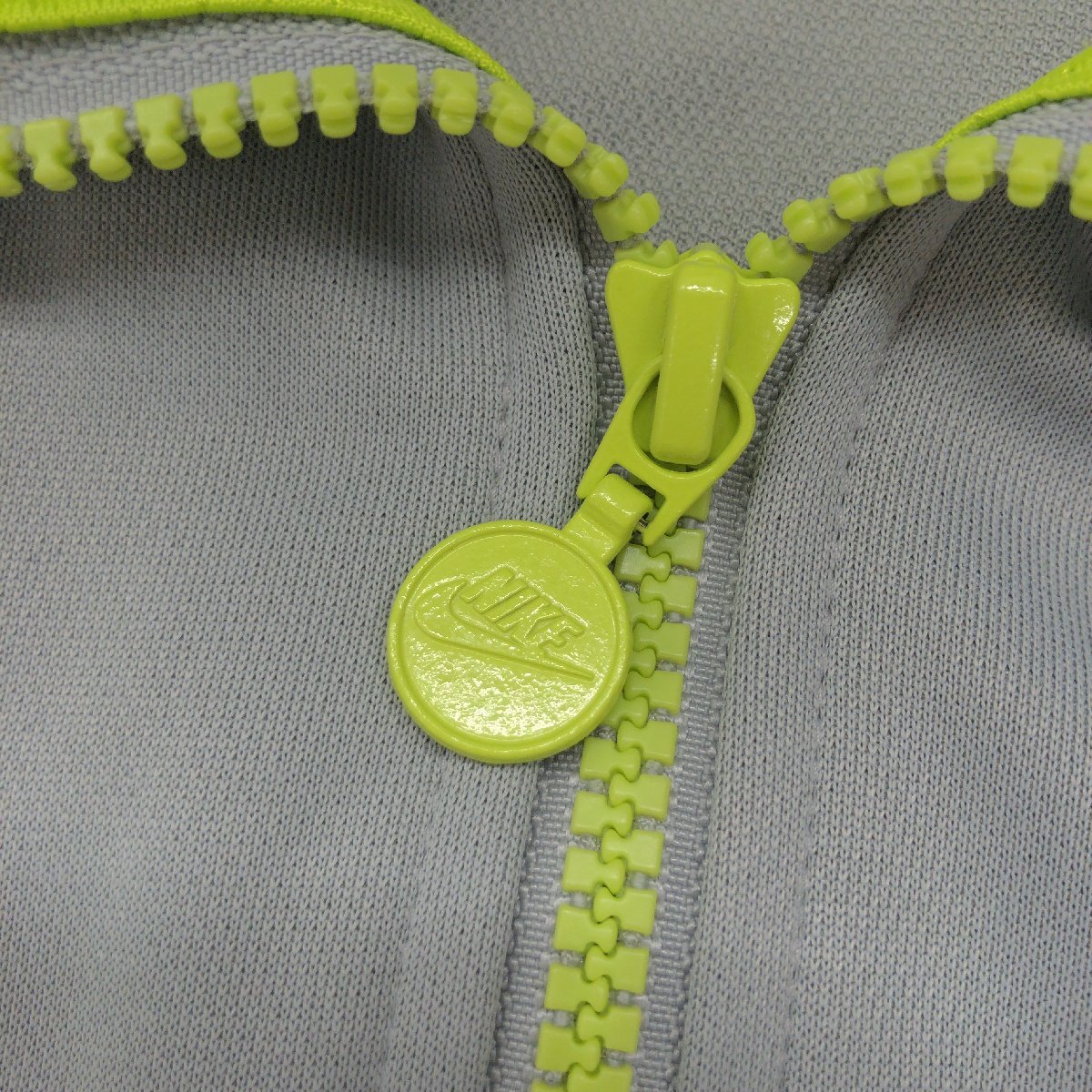 NIKE ナイキ 吸水速乾 ドライ メッシュ リブ切替 ジャージ ジャケット S トラックジャケット 羽織り トレーニング スポーツ レディース_画像6