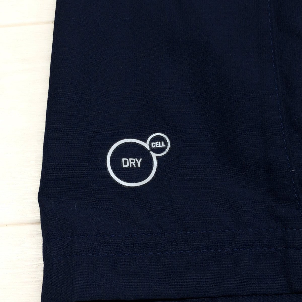 美品 PUMA プーマ DRYCELL ロゴ刺繍 フーデット ウーブン ジャケット L 濃紺 ネイビー ジャージ パーカー フーディ ブルゾン レディース_画像6