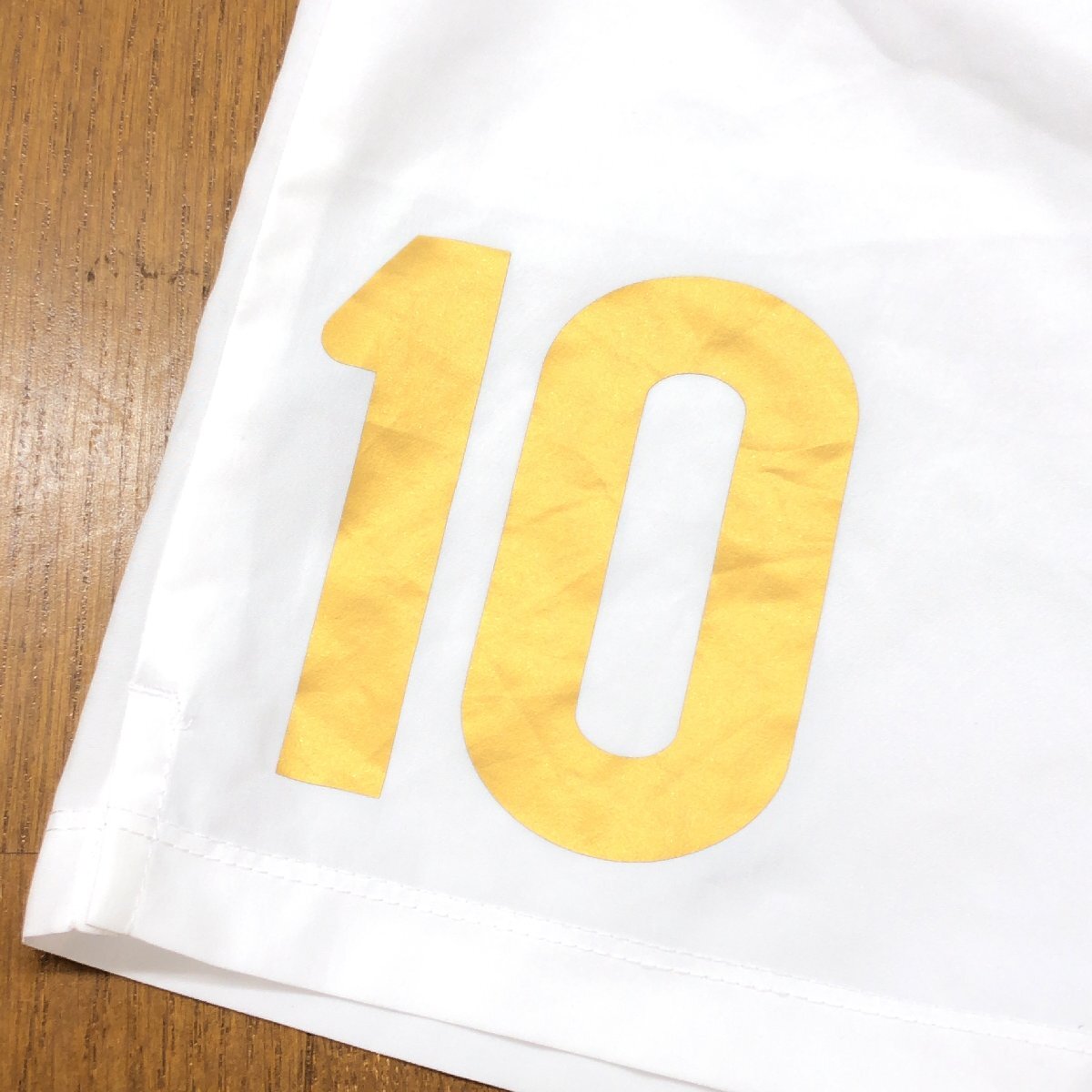 NIKE ナイキ DRI-FIT レーザー ウーブン III サッカー プラクティスショーツ L 白 ホワイト 10番 ハーフパンツ 短パン フットサル メンズ