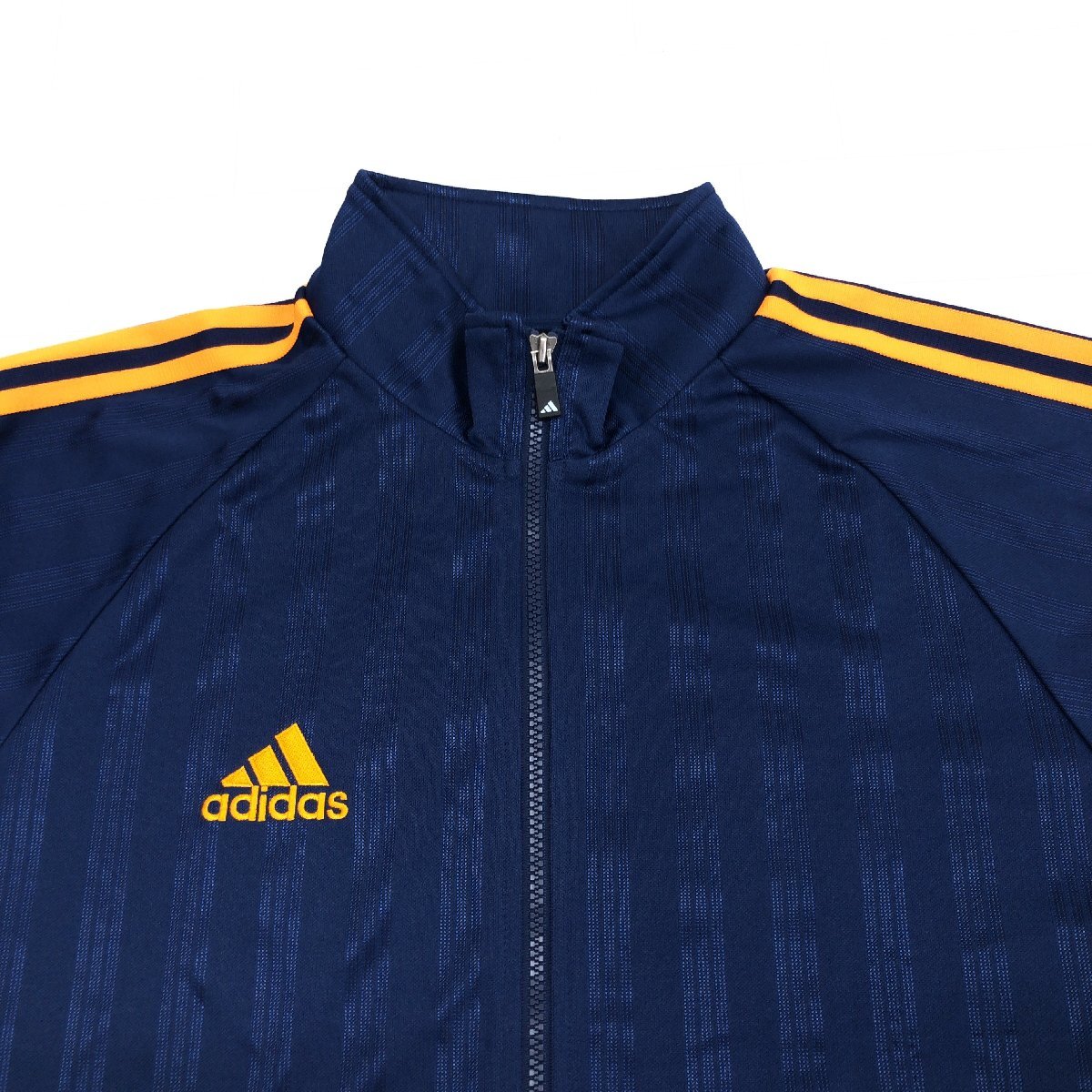 * новый товар 00's adidas Adidas обычная цена 8,300 иен 3 полоса s джерси спортивная куртка L темно синий футбол футзал y2k Archive не использовался 