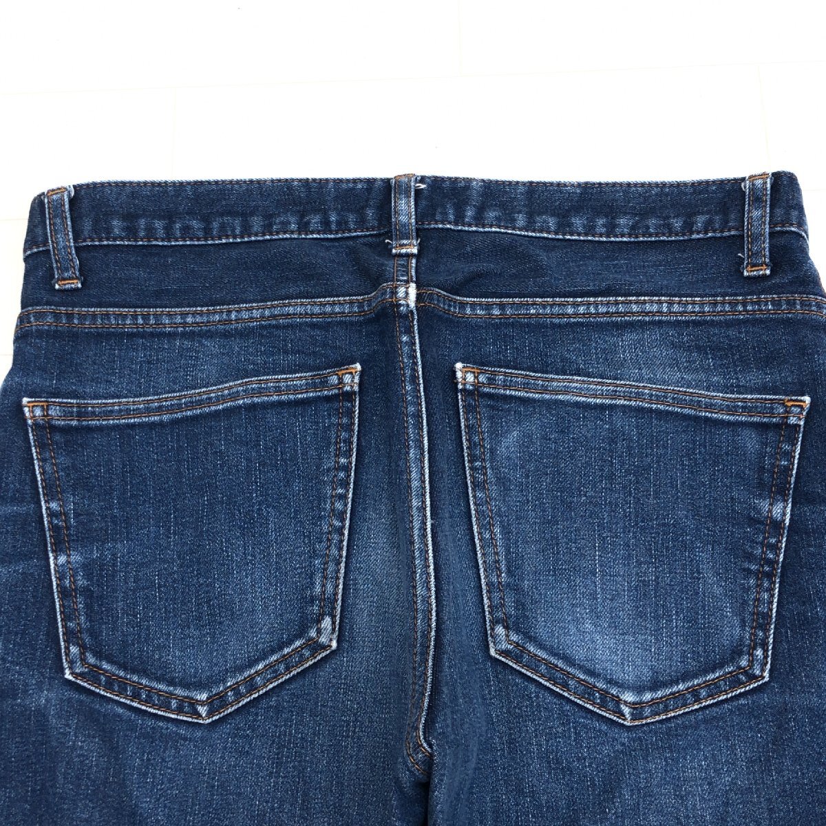 A DAY IN THE LIFE UNITED ARROWS ユナイテッドアローズ ストレッチ スキニー デニム パンツ M w80 濃紺 インディゴ ジーンズ メンズ 紳士_画像6