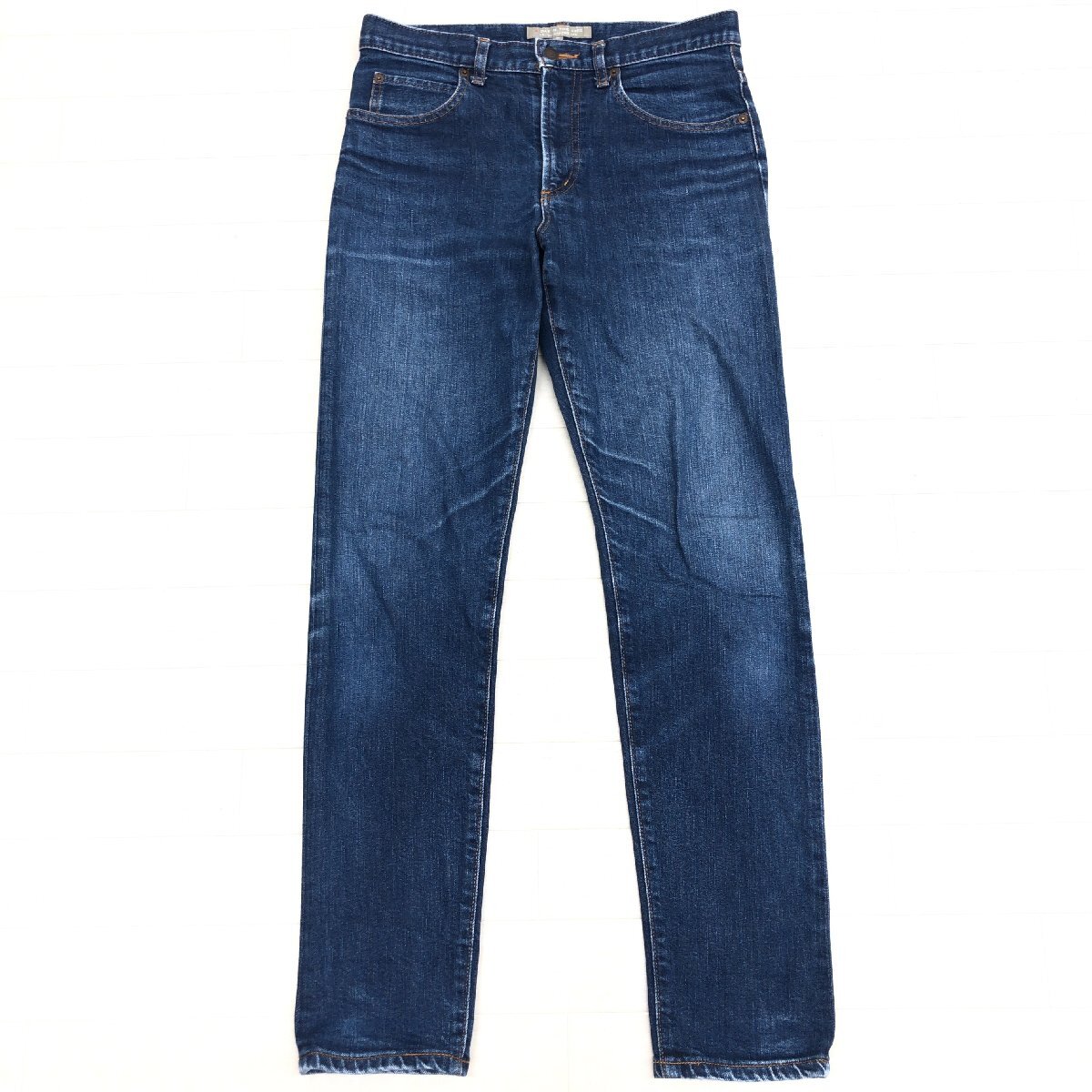 A DAY IN THE LIFE UNITED ARROWS ユナイテッドアローズ ストレッチ スキニー デニム パンツ M w80 濃紺 インディゴ ジーンズ メンズ 紳士_画像1