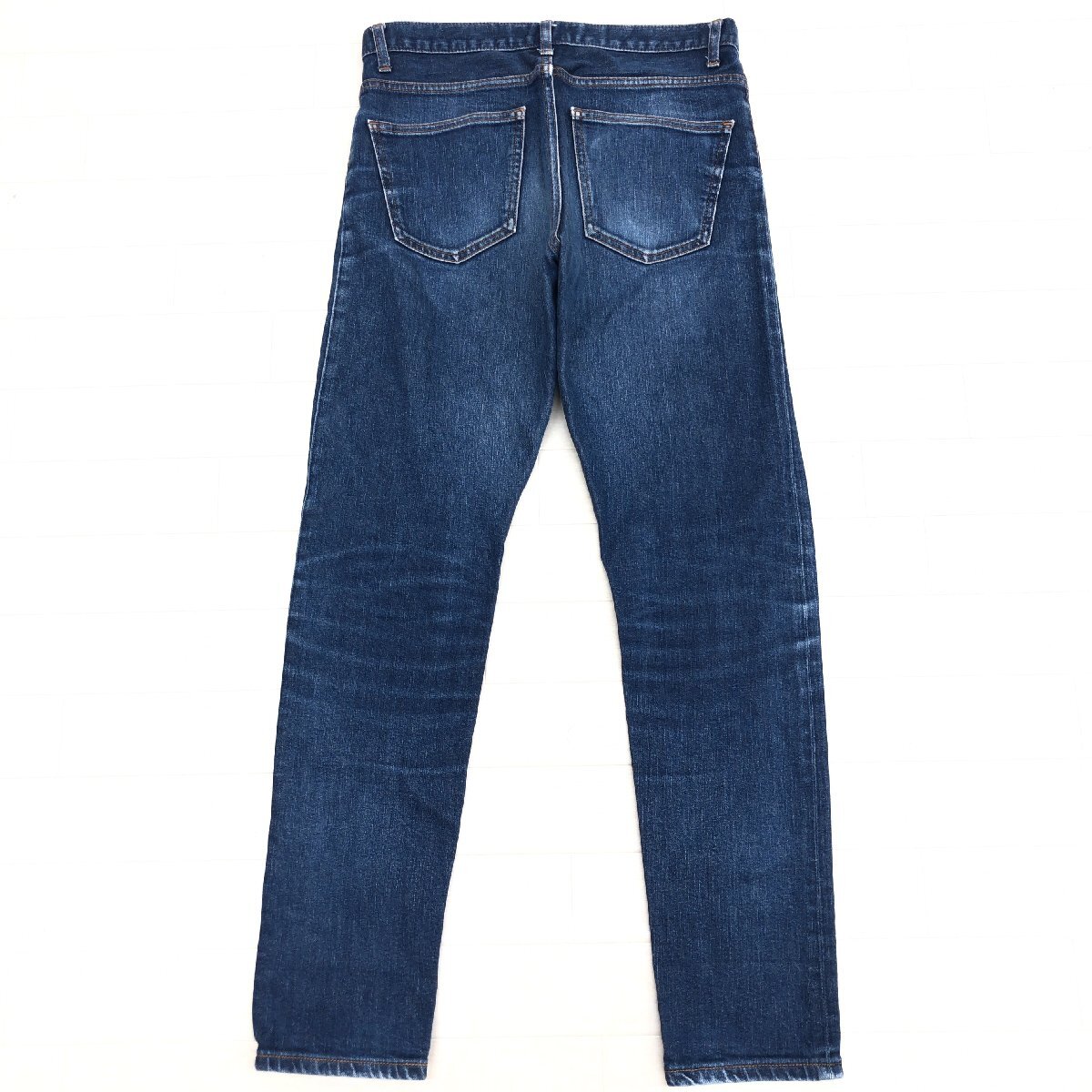 A DAY IN THE LIFE UNITED ARROWS ユナイテッドアローズ ストレッチ スキニー デニム パンツ M w80 濃紺 インディゴ ジーンズ メンズ 紳士_画像2