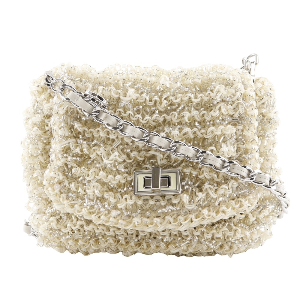 ANTEPRIMA アンテプリマ チェーンポシェット ワイヤーバッグ ショルダーバッグ ワイヤーコード レディース【I180125138】中古_画像1