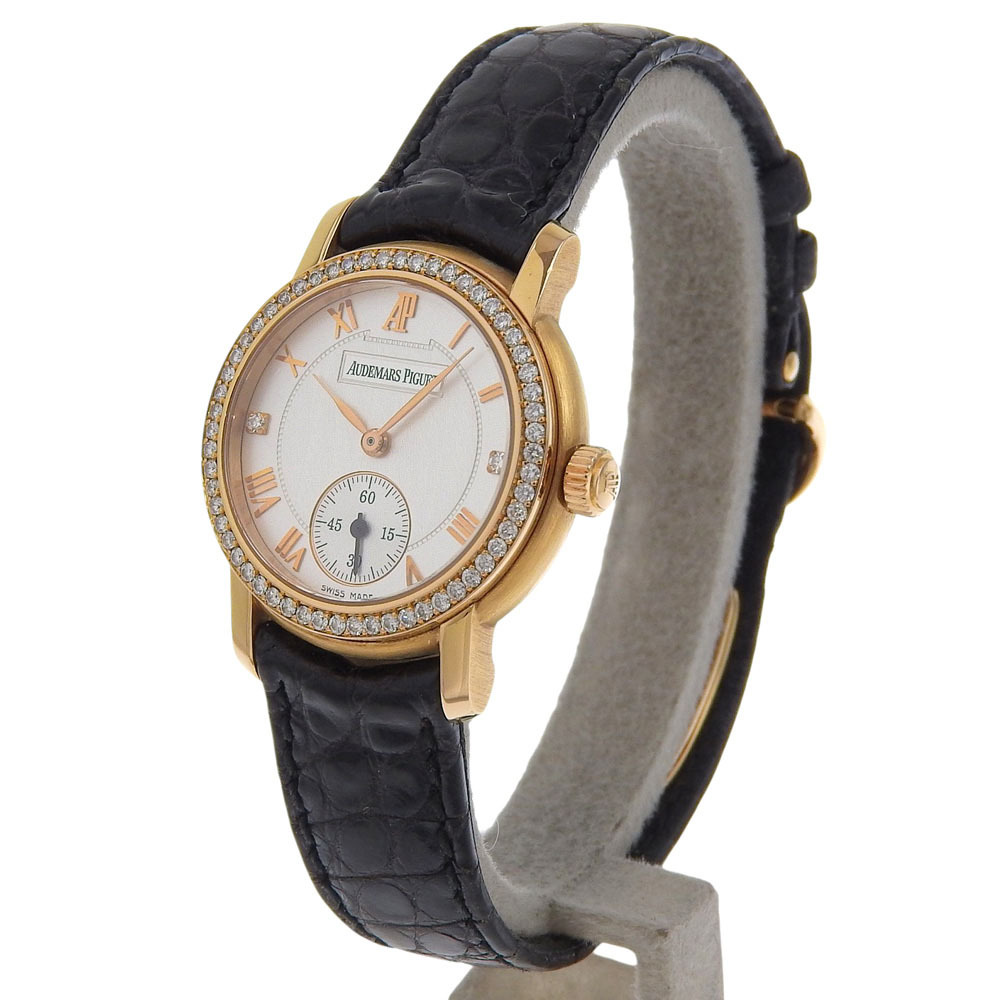 AUDEMARS PIGUET オーデマ・ピゲ ジュールオーデマ cal.3090 77213OR.Z.0001CR.01 腕時計 K18PG×ダイヤモンド 手巻き【H172625611】中古_画像2