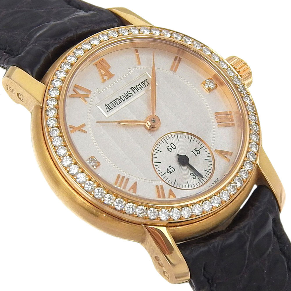 AUDEMARS PIGUET オーデマ・ピゲ ジュールオーデマ cal.3090 77213OR.Z.0001CR.01 腕時計 K18PG×ダイヤモンド 手巻き【H172625611】中古_画像3