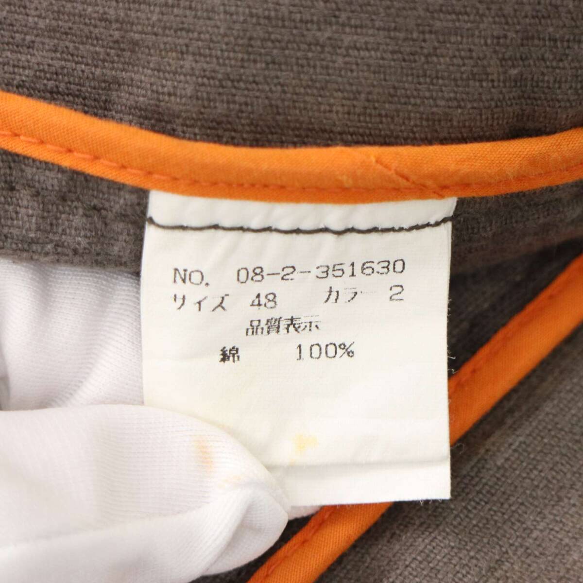 Y2K 00s★ NICOLE CLUB FOR MEN ニコルクラブ フォーメン 秋冬★ コーティング ストライプ コート Sz.48 メンズ_画像7