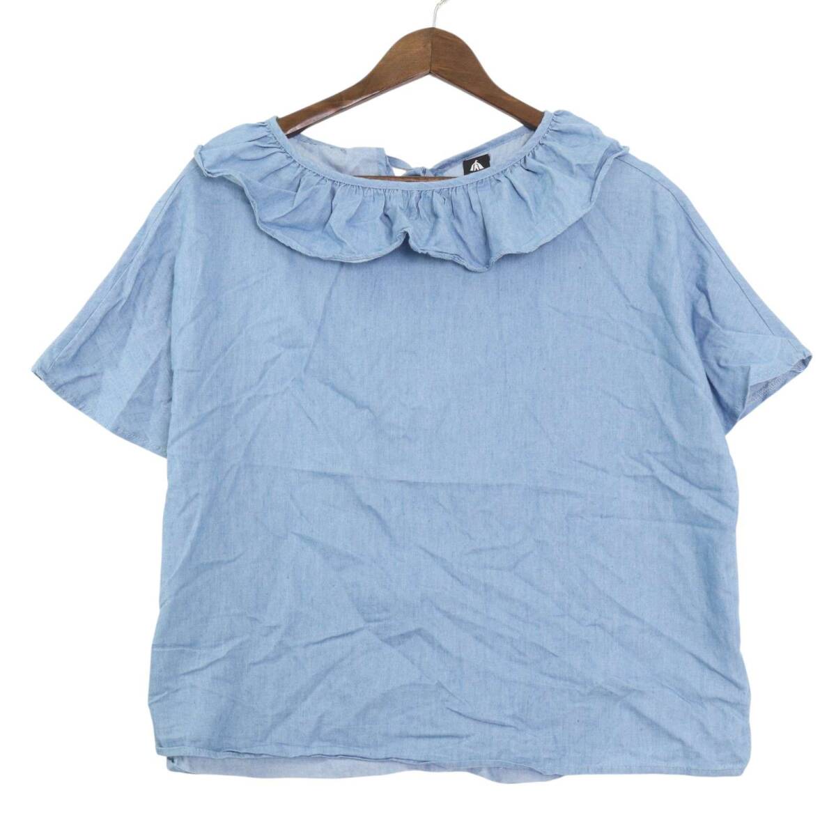 merlot メルロー 春夏★ ブラウス プルオーバー Sz.F レディース_画像1